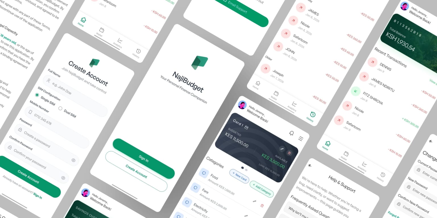 NajiBudget project screenshot