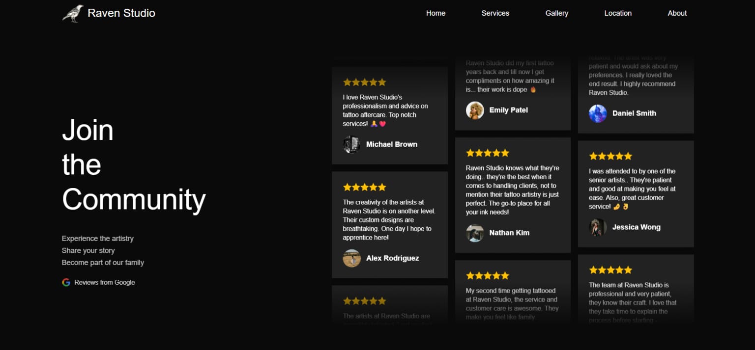 Raven Studio project screenshot